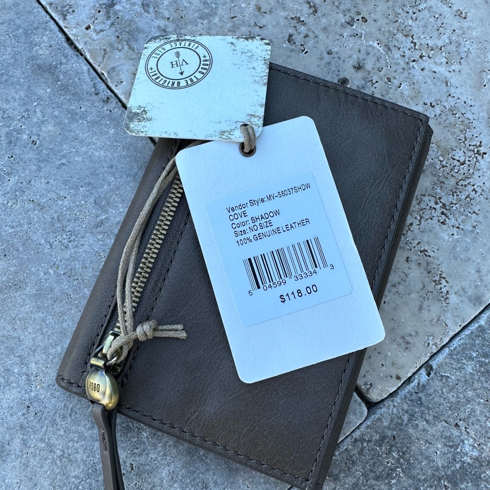 Brand New Cove Hobo Wallet, color shadow